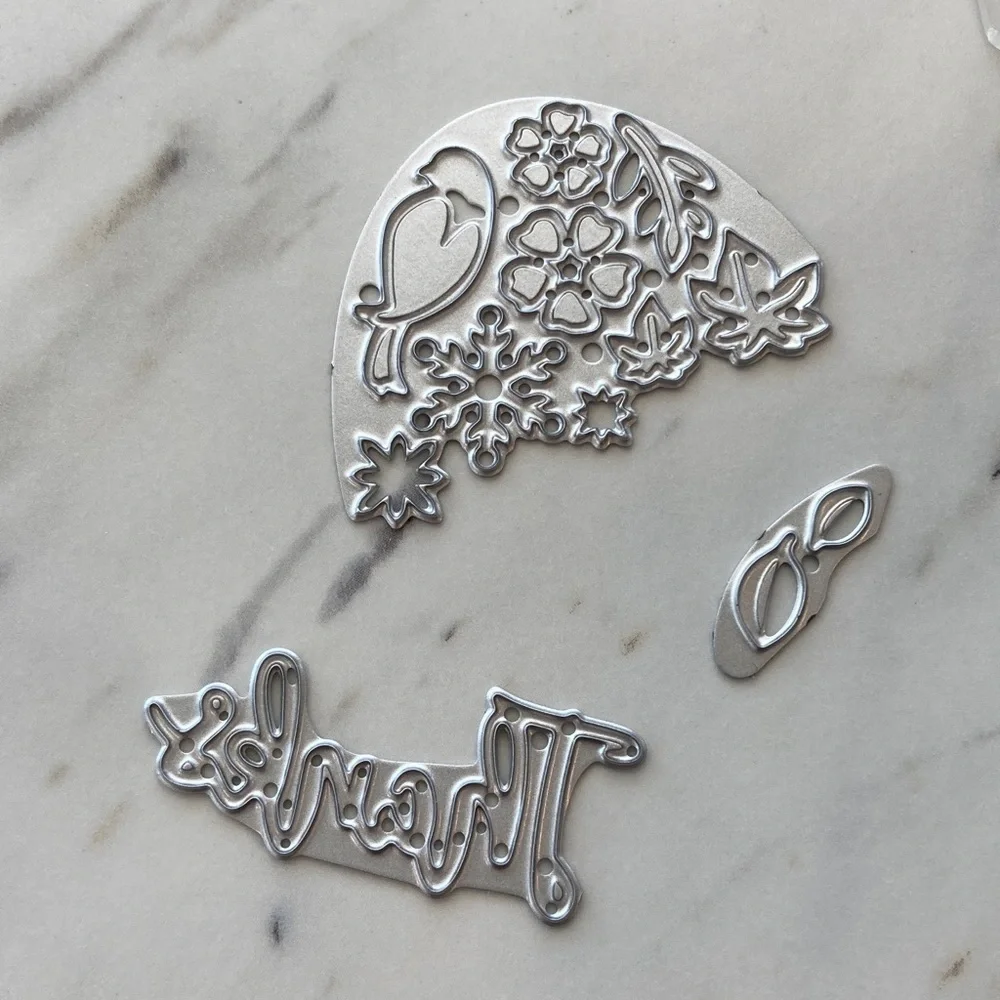 Sizzix Impresslits Changing of the Seasons Cut and Emboss Folder and Dies